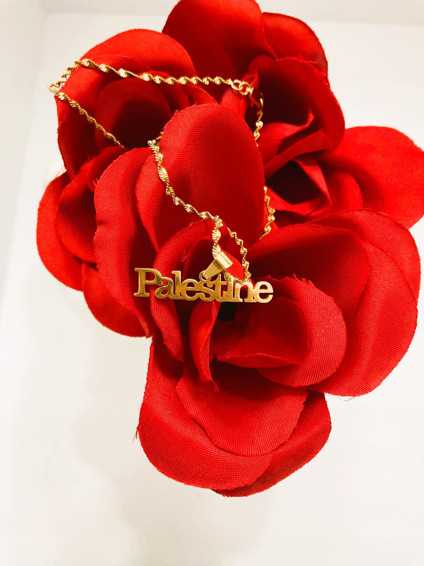 Stainless Steel Palestine  Pendant Necklace For Men Women.