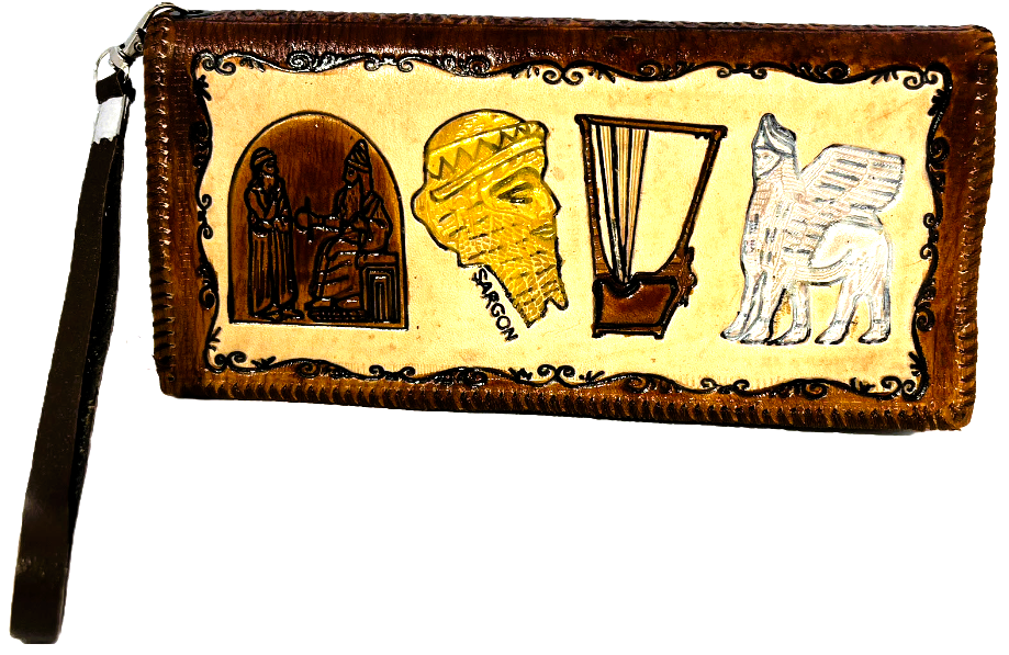 Handmade wallet for women, made from cow leather. ( Zaineb زَينَب ) جلد طبيعي