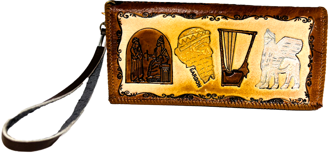 Handmade wallet for women, made from cow leather. (Sargon and Hammurabi)