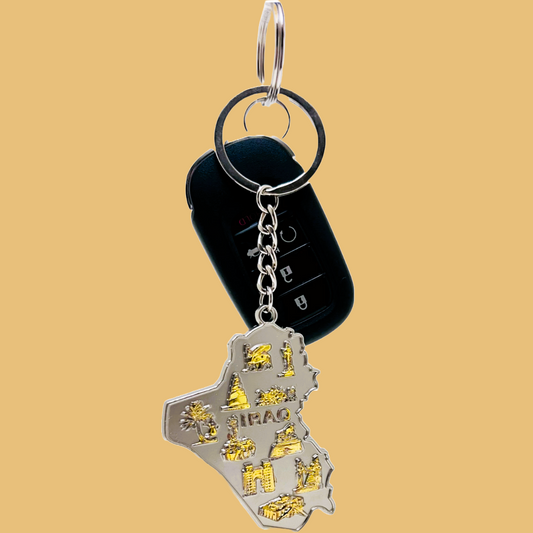 Keychain of the Iraq map