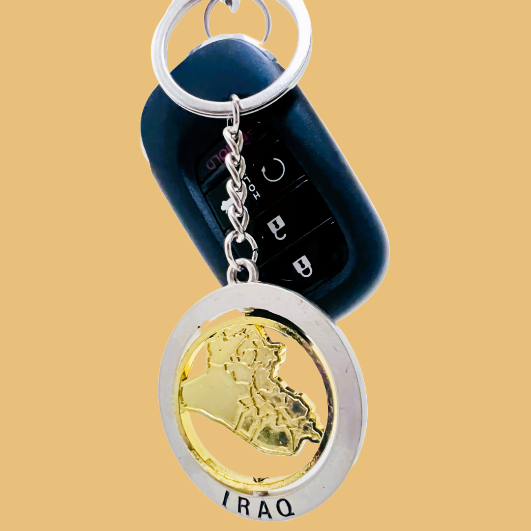 Keychain Iraq Map