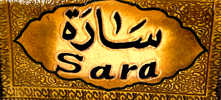 Handmade wallet for women, made from cow leather. ( Sara سارة) جلد طبيعي